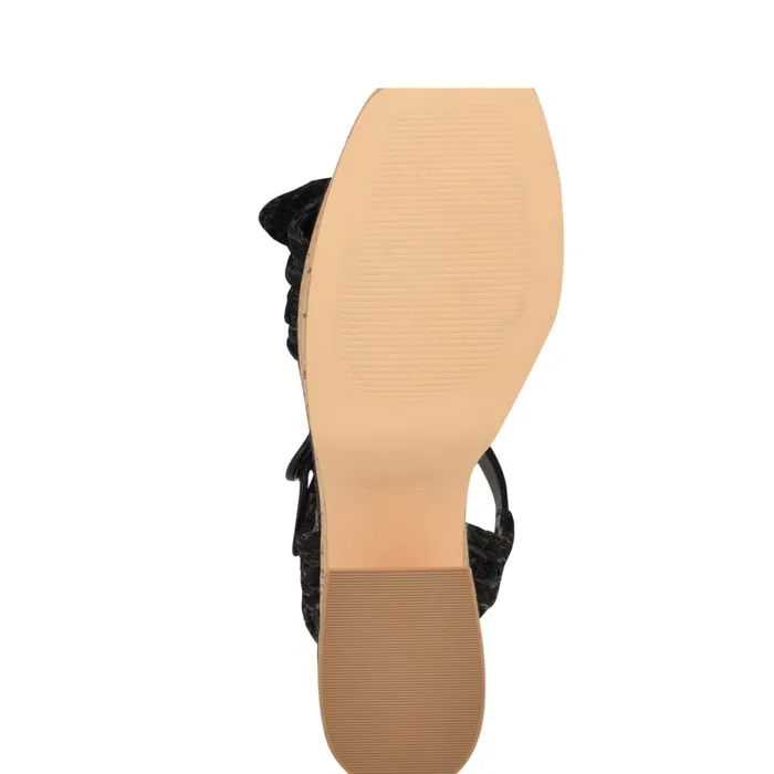 Comiele Platform Sandals Black Raffia Women Nine West High Heels Comiele Platform Sandals Black Raffia Women Nine West High Heels