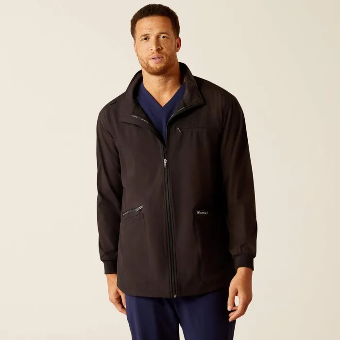 Conrad Utility Scrub Jacket Black Men Ariat Scrubs Conrad Utility Scrub Jacket Black Men Ariat Scrubs