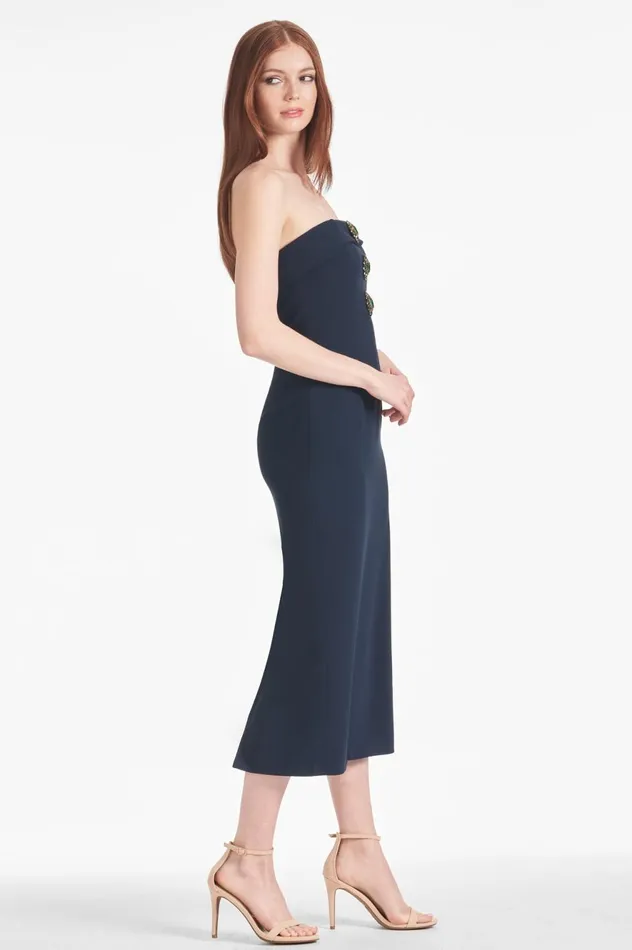 Constance Dress 8211 Dark Midnight Women Sachin and Babi Strapless