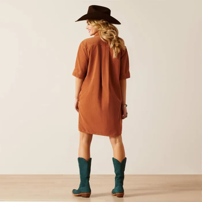 Corduroy Dress Khakicamel Women Ariat Dresses and Skirts Corduroy Dress Khakicamel Women Ariat Dresses and Skirts