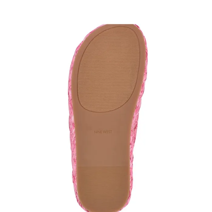 Corel Flatform Sandals Pink Women Nine West Flats