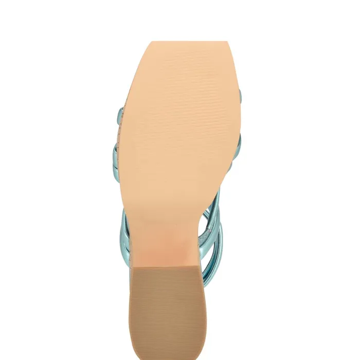 Corke Platform Wedge Strappy Sandals Light Blue Women Nine West Wedges Corke Platform Wedge Strappy Sandals Light Blue Women Nine West Wedges