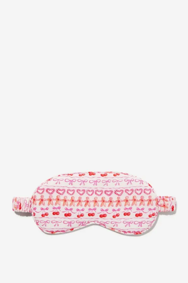 Cotton On AccessoriesandSlippers Body Novelty Eyemask Gingerbread Cherries 8211 Women