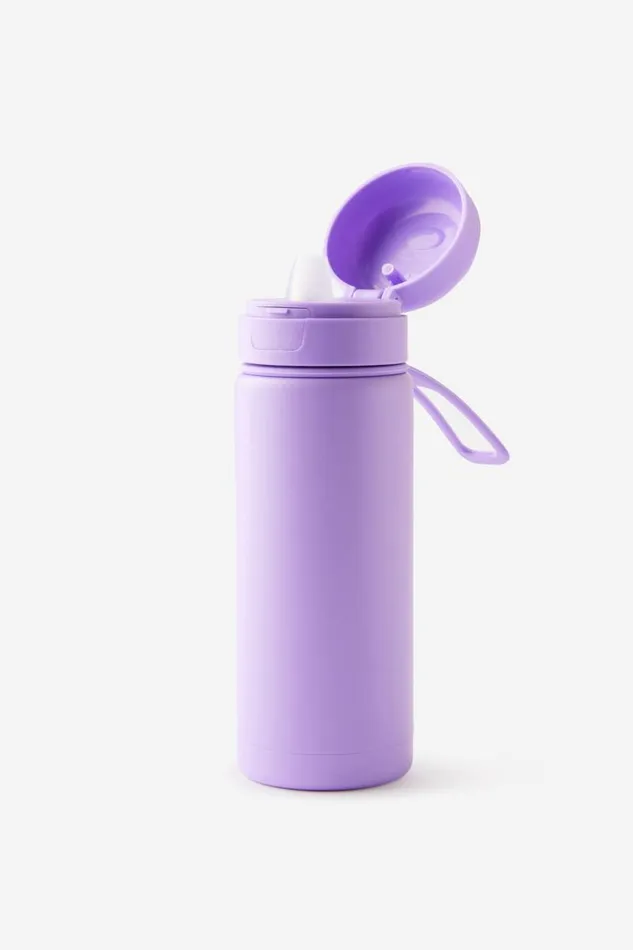 Cotton On Accessories Grab And Go Drink Bottle 500Ml Purple Rose 8211 Women