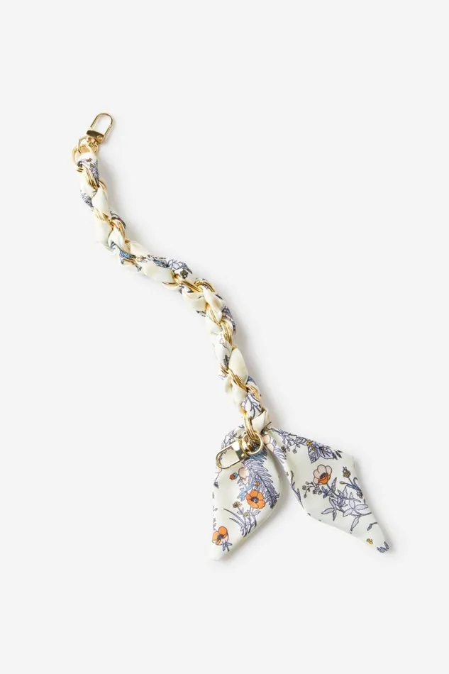 Cotton On BagsandBagCharms Bag Charm Floral and Checkered Pattern 8211 Women