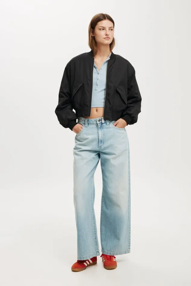 Cotton On Jackets Brandi Bomber Jacket Black 8211 Women