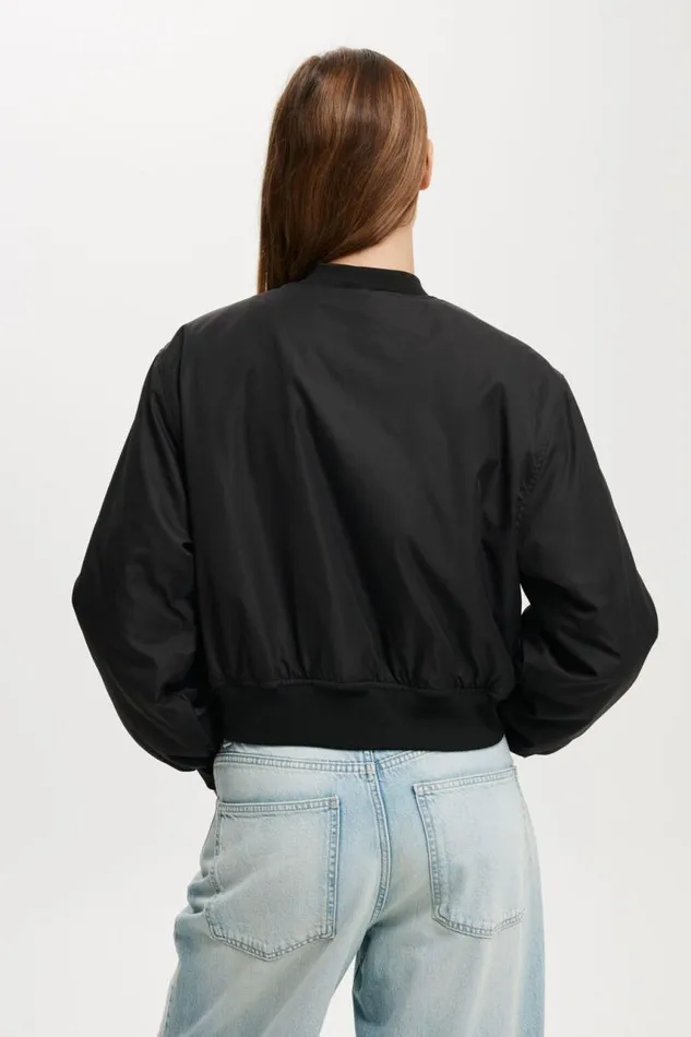 Cotton On Jackets Brandi Bomber Jacket Black 8211 Women