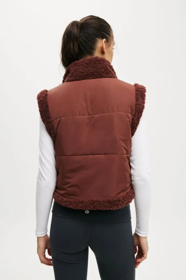 Cotton On Jackets Mother Puffer Sherpa Reversible Vest Cappuccino 8211 Women Cotton On Jackets Mother Puffer Sherpa Reversible Vest Cappuccino 8211 Women