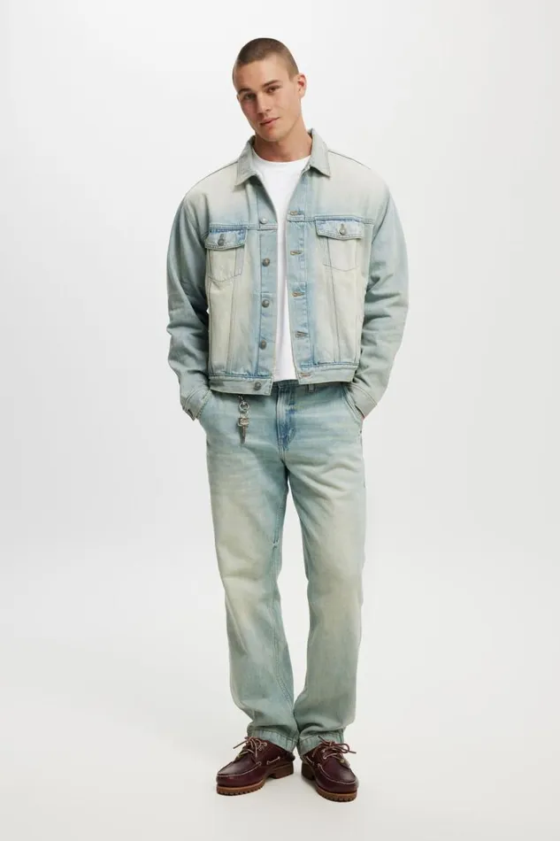 Cotton On Jackets Oversized Trucker Jacket Halen Blue 8211 Men Cotton On Jackets Oversized Trucker Jacket Halen Blue 8211 Men