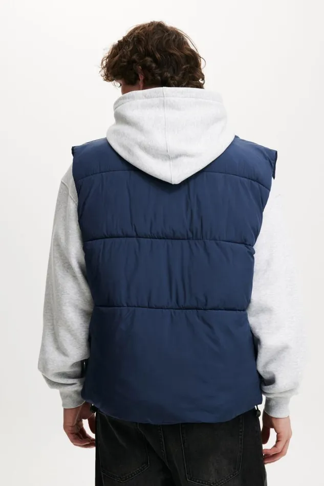 Cotton On Jackets Vermont Puffer Vest Navy 8211 Men Cotton On Jackets Vermont Puffer Vest Navy 8211 Men