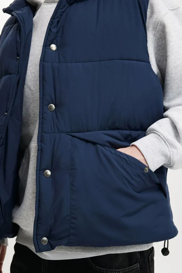 Cotton On Jackets Vermont Puffer Vest Navy 8211 Men Cotton On Jackets Vermont Puffer Vest Navy 8211 Men