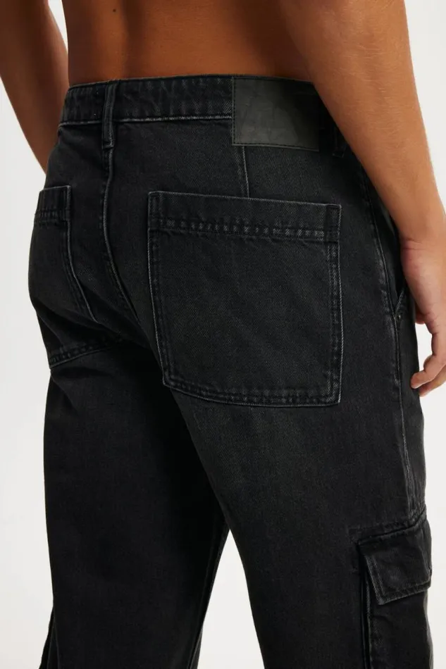 Cotton On Jeans Baggy Jean Cargo Faded Black 8211 Men Cotton On Jeans Baggy Jean Cargo Faded Black 8211 Men