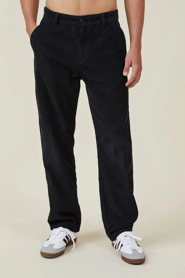 Cotton On Jeans Loose Fit Pant Washed Black Cord 8211 Men Cotton On Jeans Loose Fit Pant Washed Black Cord 8211 Men