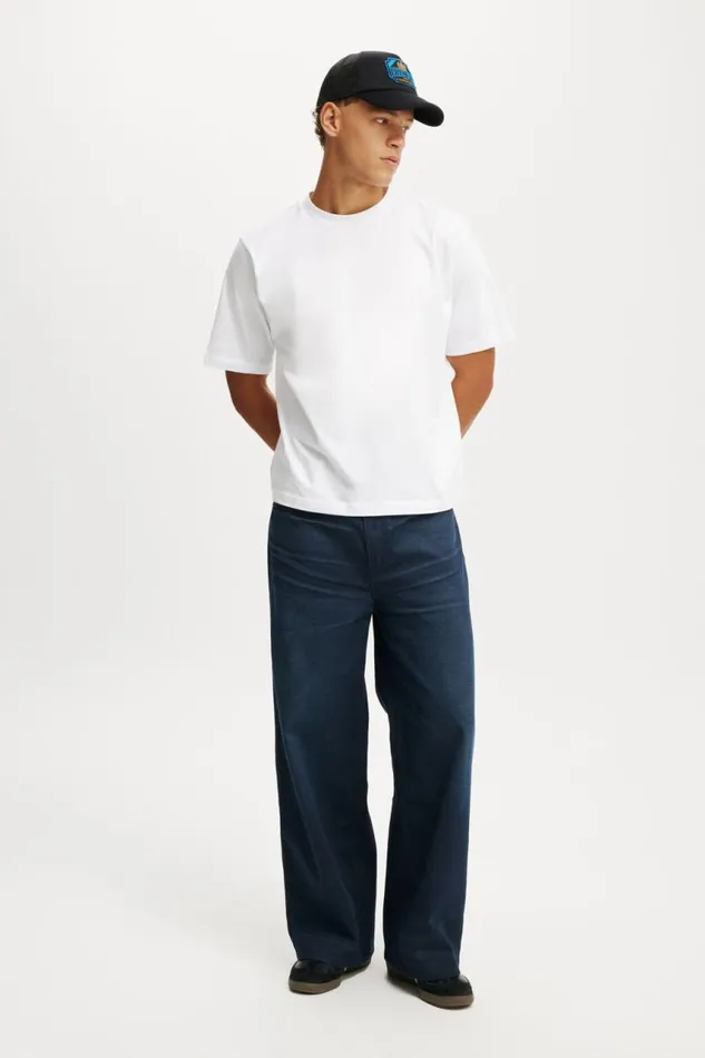 Cotton On Jeans Super Baggy Jean Basalt Blue 8211 Men