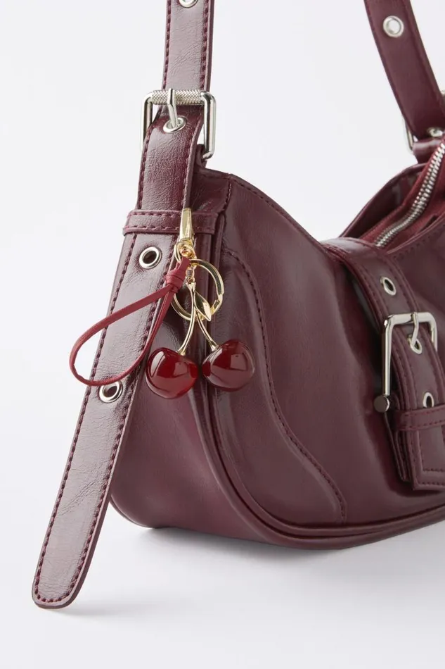 Cotton On Jewelry Bag Charm Red Cherry 8211 Women
