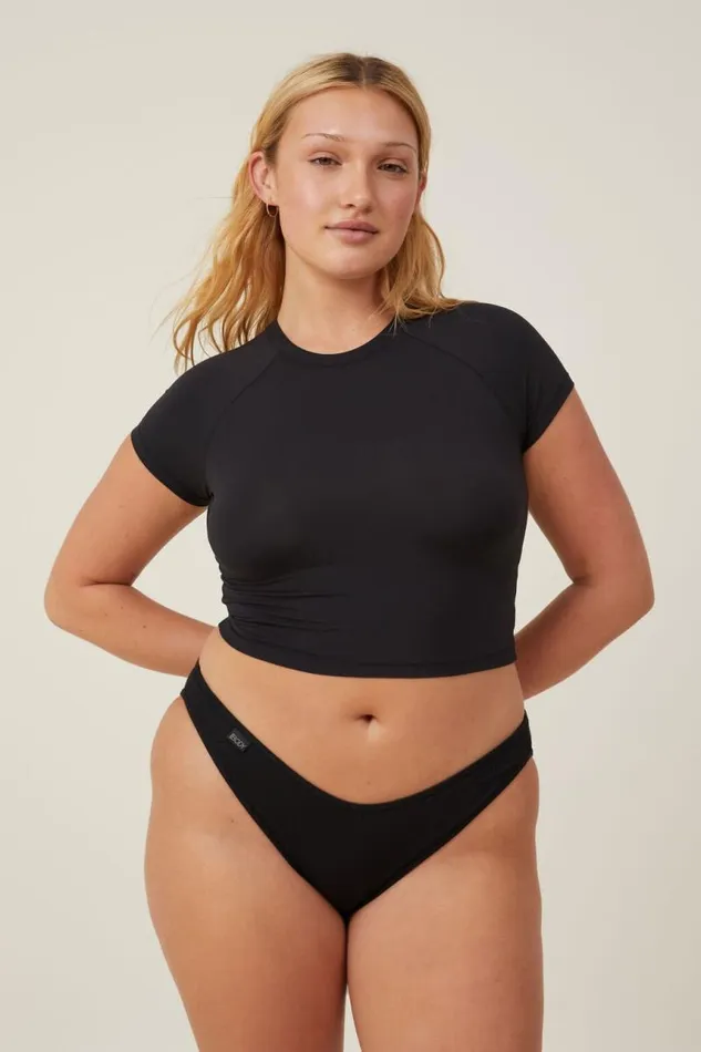 Cotton On Panties Organic Cotton Rib Bikini Brief Black 8211 Women Cotton On Panties Organic Cotton Rib Bikini Brief Black 8211 Women