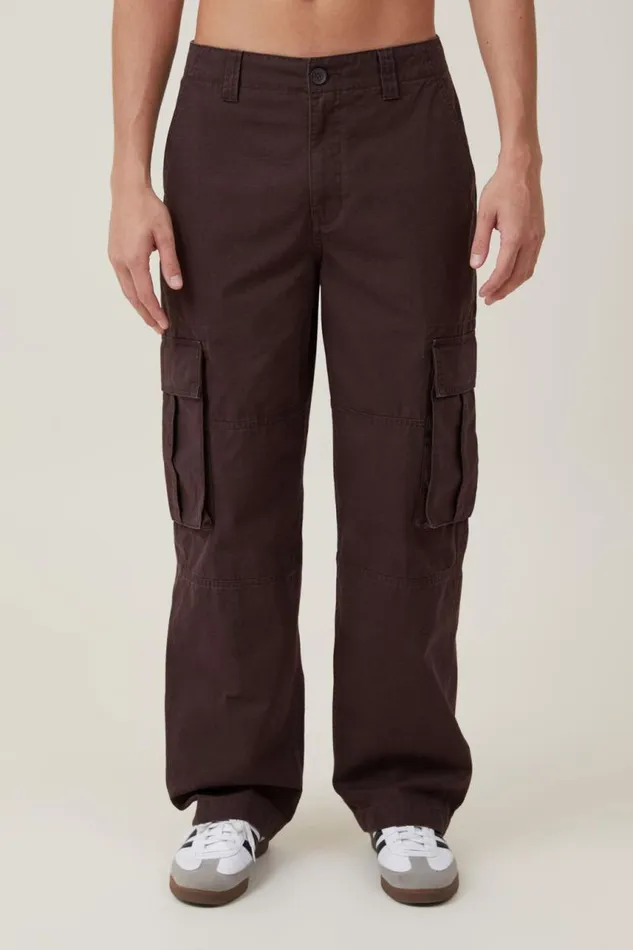 Cotton On Pants Baggy Cargo Pant Dark Chocolate Ripstop 8211 Men Cotton On Pants Baggy Cargo Pant Dark Chocolate Ripstop 8211 Men