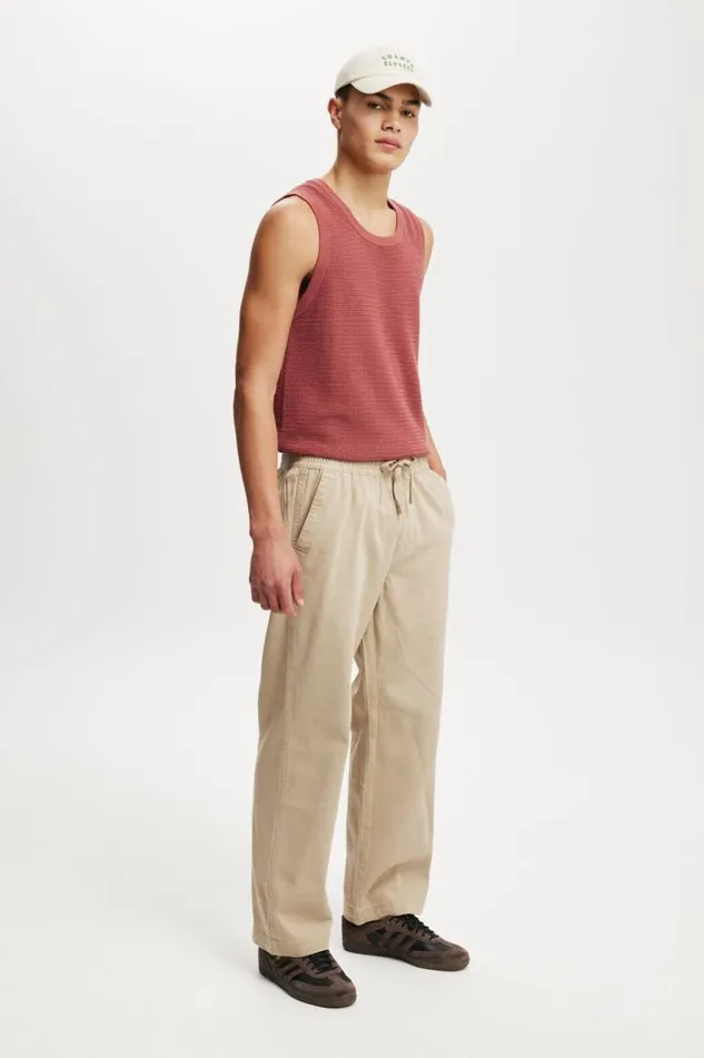 Cotton On Pants Baggy Casual Pant Light Camel 8211 Men