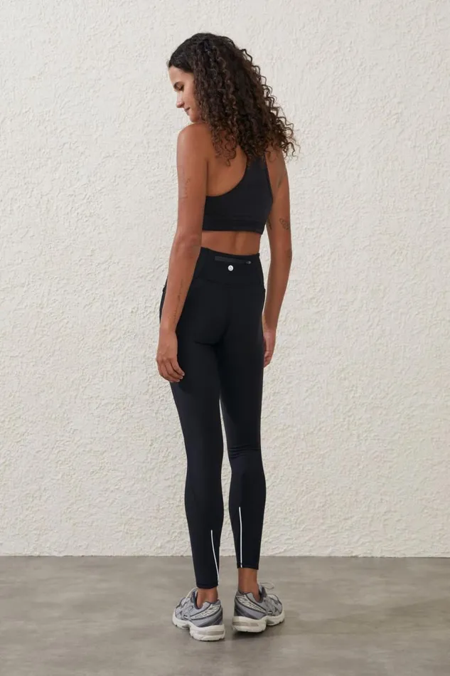 Cotton On Pants Fleece Lined Full Length Tight Black 8211 Women