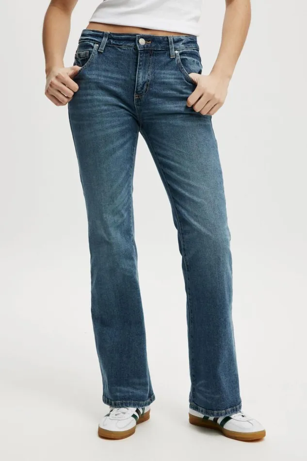 Cotton On Pants Stretch Bootcut Flare Jean Bottle Blue 8211 Women Cotton On Pants Stretch Bootcut Flare Jean Bottle Blue 8211 Women