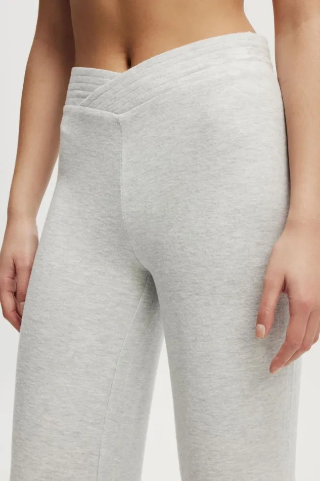 Cotton On Pants Super Soft V Front Pant Light Grey Marle 8211 Women