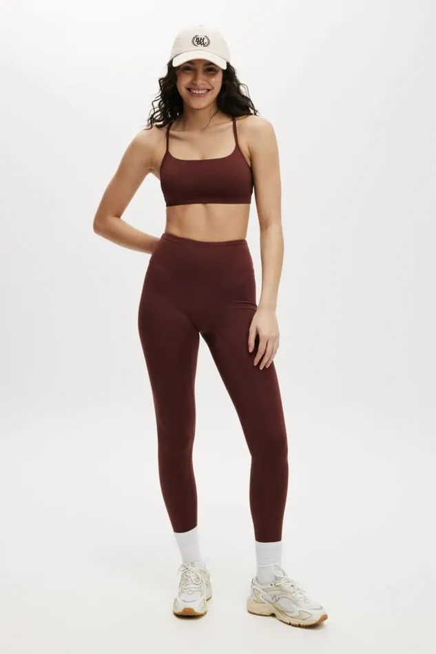 Cotton On Pants Ultra Soft Track Full Length Tight Cappuccino 8211 Women