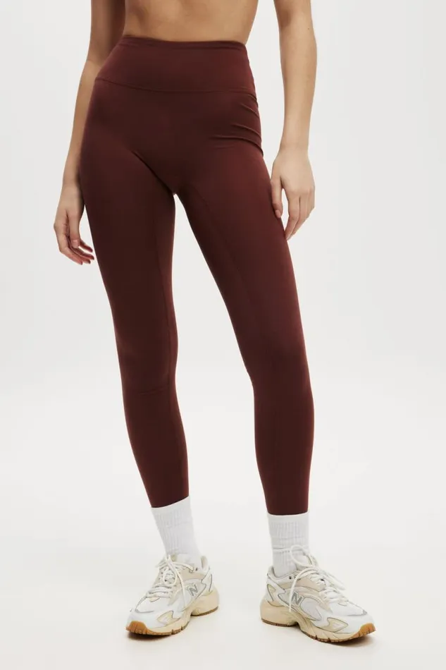 Cotton On Pants Ultra Soft Track Full Length Tight Cappuccino 8211 Women