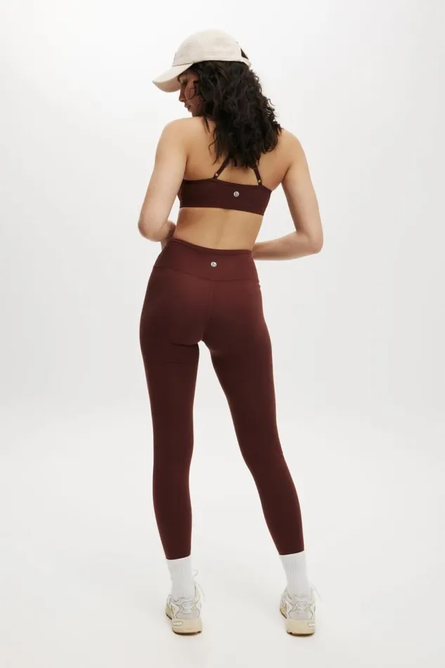 Cotton On Pants Ultra Soft Track Full Length Tight Cappuccino 8211 Women
