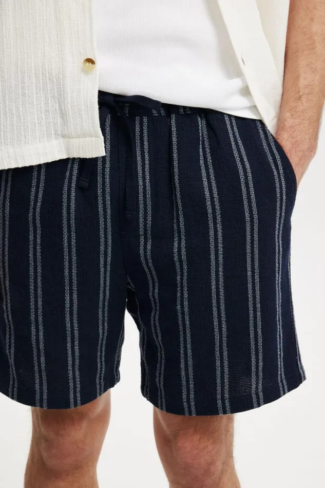 Cotton On Shorts Easy Short Dark Blue Easy Stripe 8211 Men Cotton On Shorts Easy Short Dark Blue Easy Stripe 8211 Men