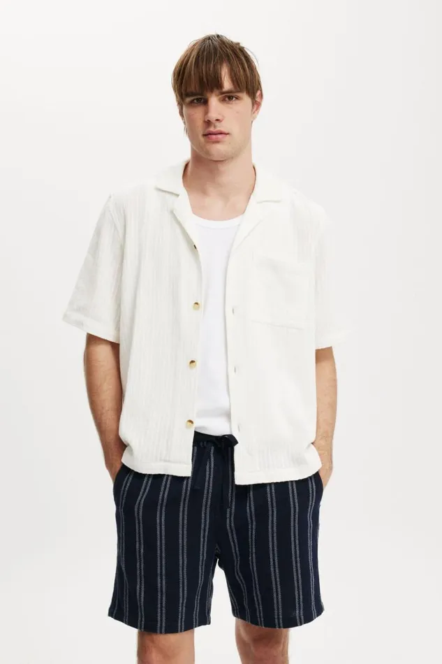 Cotton On Shorts Easy Short Dark Blue Easy Stripe 8211 Men Cotton On Shorts Easy Short Dark Blue Easy Stripe 8211 Men