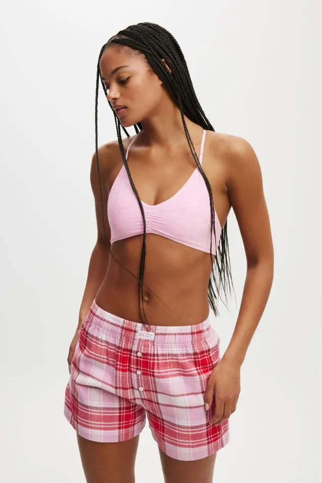 Cotton On Shorts Flannel Boyfriend Boxer Short Remmi Checkcherry Pop 8211 Women Cotton On Shorts Flannel Boyfriend Boxer Short Remmi Checkcherry Pop 8211 Women
