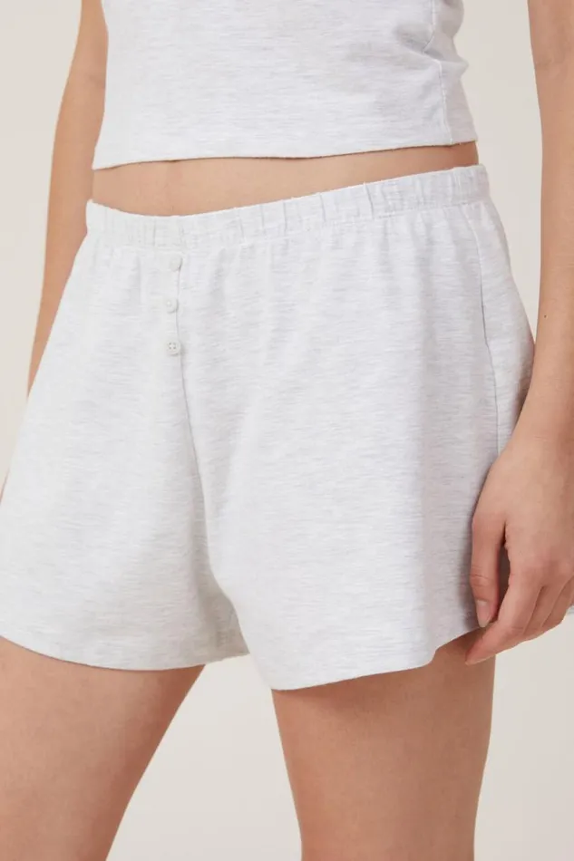 Cotton On Shorts Peached Jersey Short Light Grey Marle 8211 Women Cotton On Shorts Peached Jersey Short Light Grey Marle 8211 Women