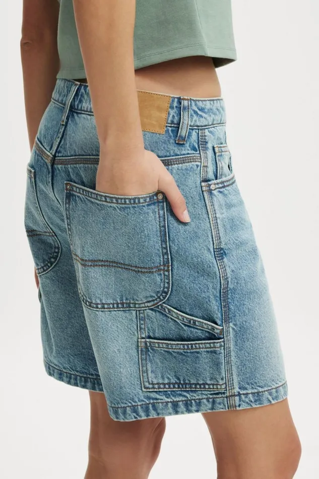 Cotton On Shorts Relaxed Denim Short Lake Bluecarpenter 8211 Women