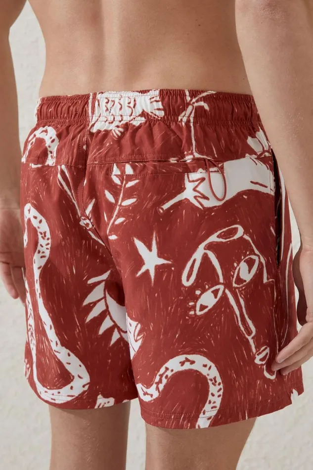 Cotton On Shorts Stretch Swim Short Beach Party Print 8211 Men Cotton On Shorts Stretch Swim Short Beach Party Print 8211 Men