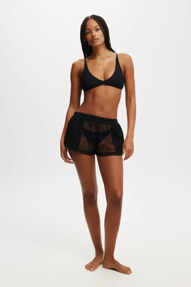 Cotton On Shorts The Essential Beach Short Blackopen Mesh 8211 Women