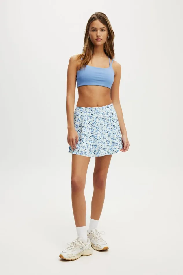Cotton On Skirts Active Full Circle Skirt Gia Ditsy Adrift Blue 8211 Women