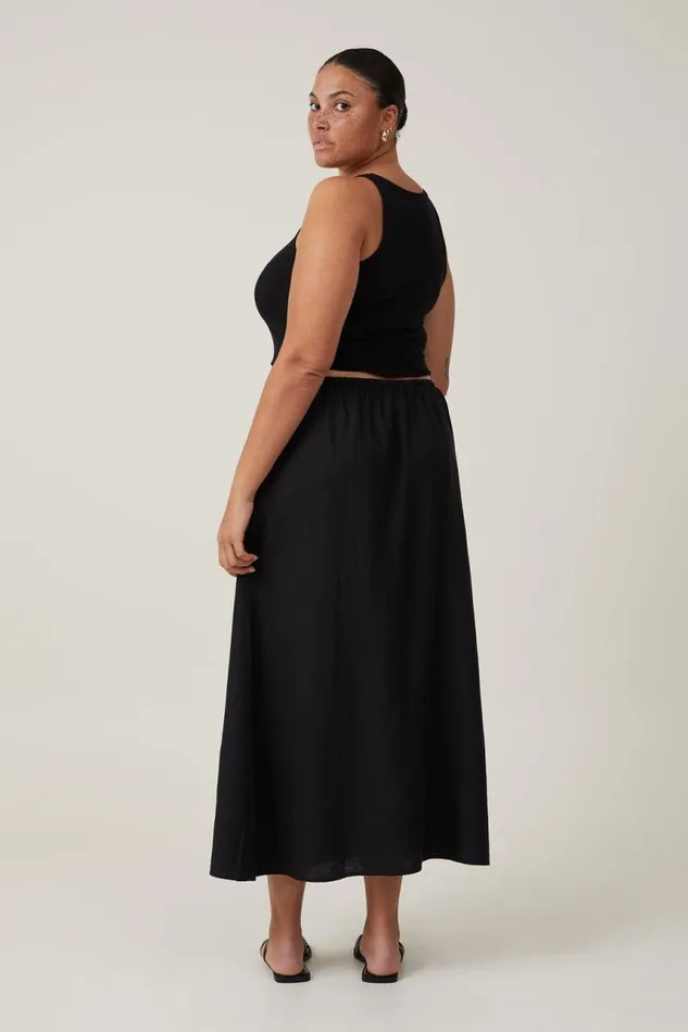 Cotton On Skirts Haven Maxi Slip Skirt Black 8211 Women