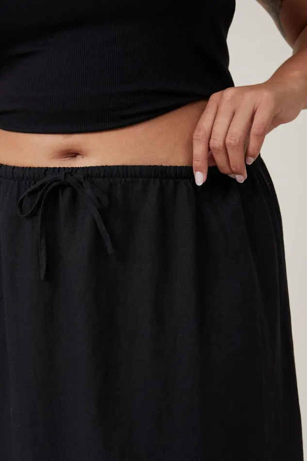 Cotton On Skirts Haven Maxi Slip Skirt Black 8211 Women