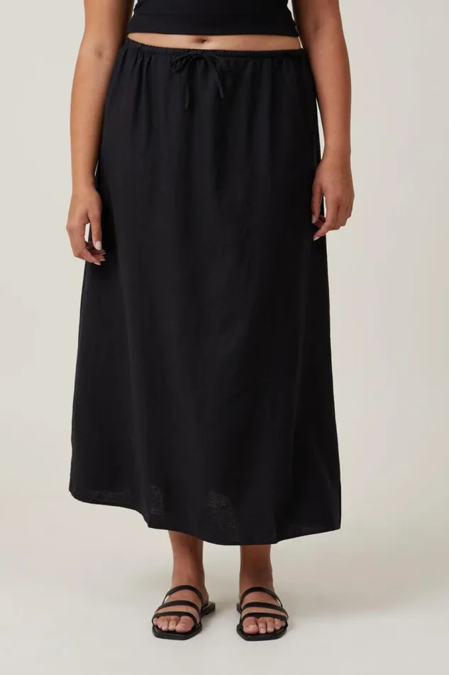 Cotton On Skirts Haven Maxi Slip Skirt Black 8211 Women
