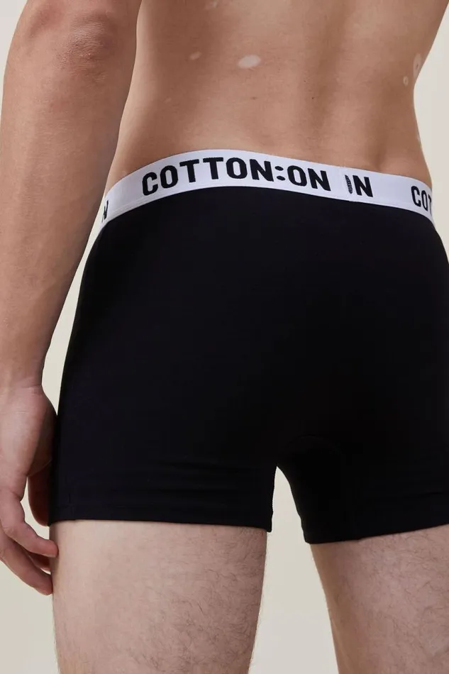 Cotton On Socks and Underwear Mens Organic Cotton Trunks Blackwhiteblack 8211 Men Cotton On Socks and Underwear Mens Organic Cotton Trunks Blackwhiteblack 8211 Men