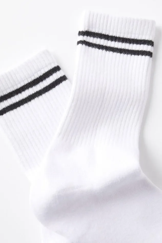 Cotton On Socks Club House Crew Sock Whiteblack Stripe 8211 Women Cotton On Socks Club House Crew Sock Whiteblack Stripe 8211 Women