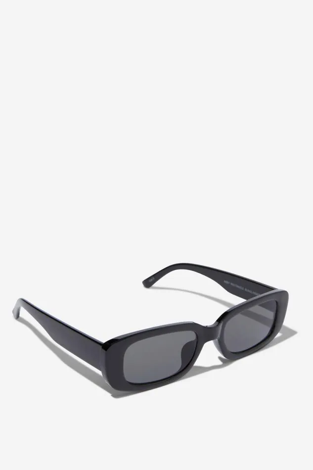 Cotton On Sunglasses Abby Rectangle Sunglasses Black 8211 Women Cotton On Sunglasses Abby Rectangle Sunglasses Black 8211 Women