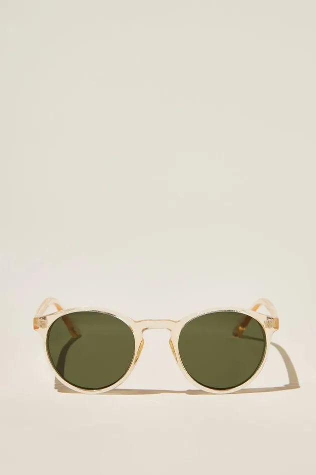 Cotton On Sunglasses Lorne Polarized Sunglasses Sand Crystal Green 8211 Men