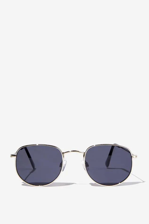 Cotton On Sunglasses Maria Metal Sunglasses Silverblack 8211 Women