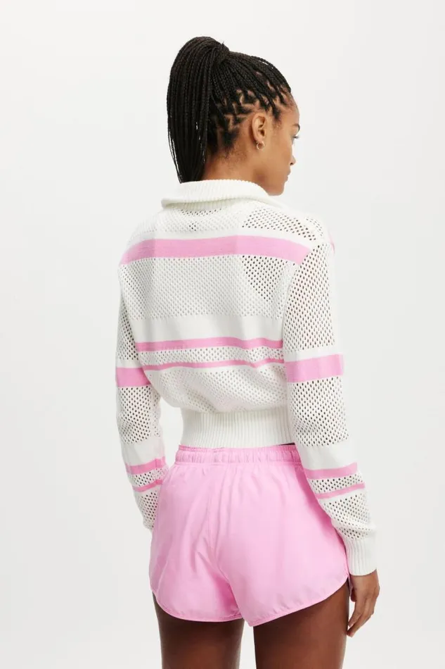 Cotton On SweatersandCardigans Active Crochet Zip Through Whitemillennial Pink 8211 Women Cotton On SweatersandCardigans Active Crochet Zip Through Whitemillennial Pink 8211 Women