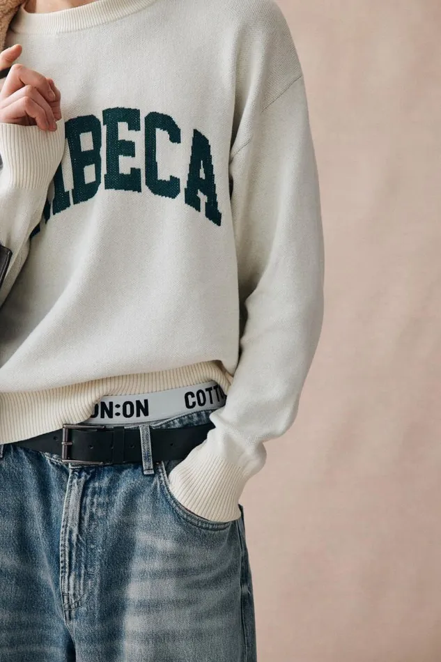 Cotton On Sweaters Heritage Crew Knit Cream 8211 Men Cotton On Sweaters Heritage Crew Knit Cream 8211 Men