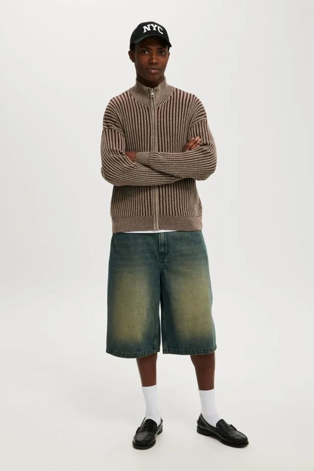Cotton On Sweaters Zip Through Knit Taupe 8211 Men Cotton On Sweaters Zip Through Knit Taupe 8211 Men