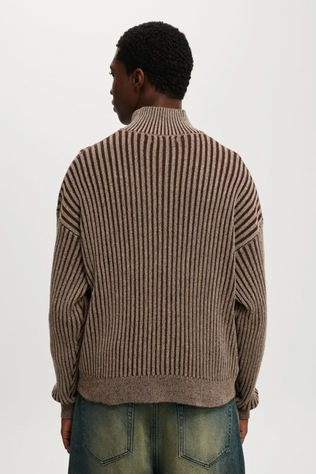 Cotton On Sweaters Zip Through Knit Taupe 8211 Men Cotton On Sweaters Zip Through Knit Taupe 8211 Men