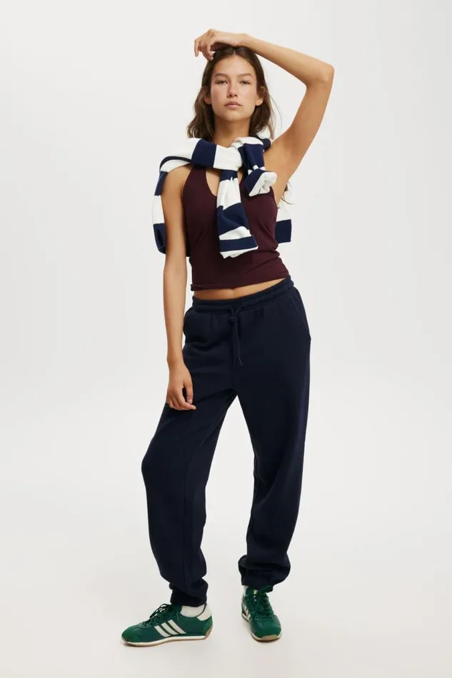 Cotton On SweatsandHoodies Classic Fleece Sweatpant Total Eclipse 8211 Women