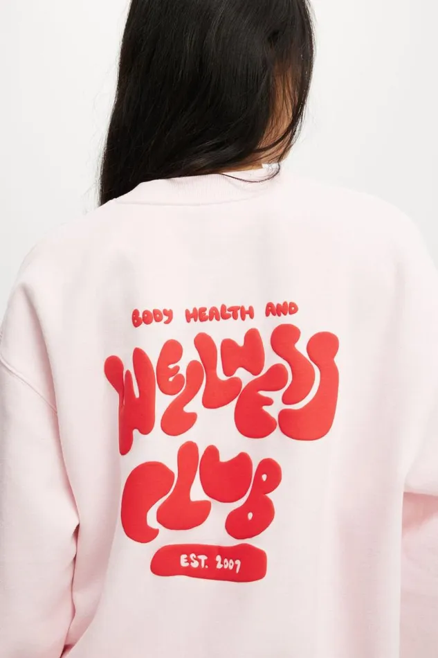 Cotton On SweatsandHoodies Plush Graphic Crew Sweatshirt Cherry Dreamraspberry 8211 Women Cotton On SweatsandHoodies Plush Graphic Crew Sweatshirt Cherry Dreamraspberry 8211 Women